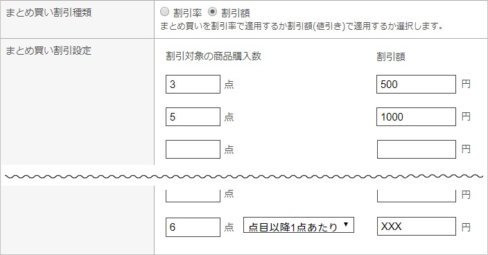 まとめ買い割引機能特集